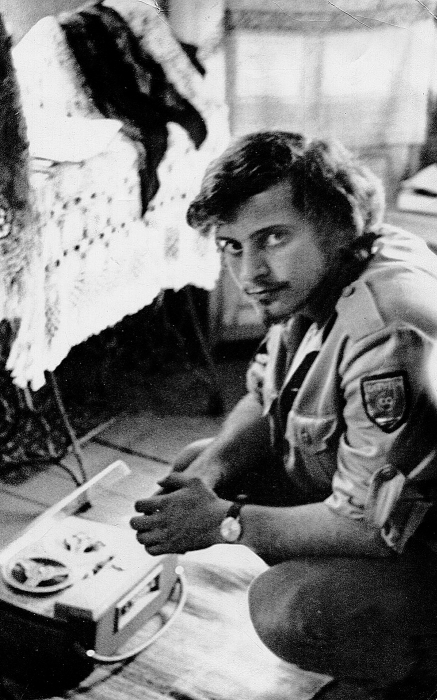 Писатель в студенческие годы в Риге