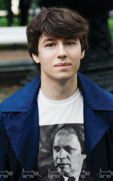 На Михаиле Толстом: плащ math-studios (math-studios)