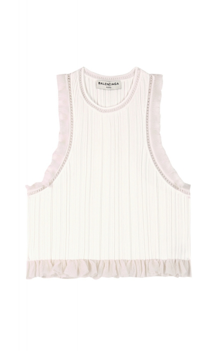 Кроп-топ Balenciaga для демонстрации идеального пресса