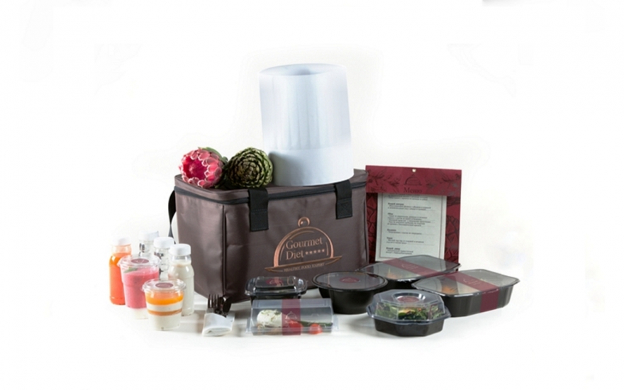 Сервис Gourmet Diet Когда катастрофически нет времени на себя, пользуюсь услугами сервиса достав- ки здоровой еды. Утром привозят рацион на день