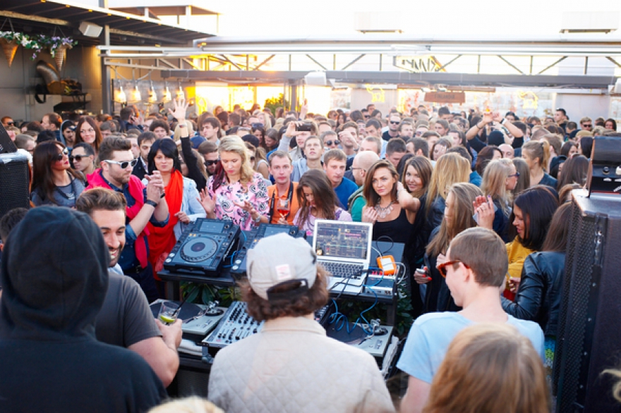 Руфтоп на крыше ресторана «Москва City»