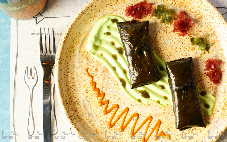 Голубцы из морской капусты