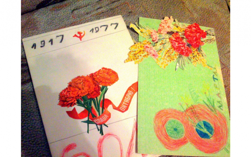 Открытки, которые художник рисовал маме