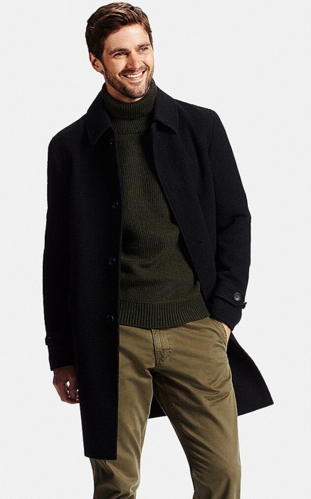 Мужское пальто Uniqlo, 12 999 руб. (Uniqlo)