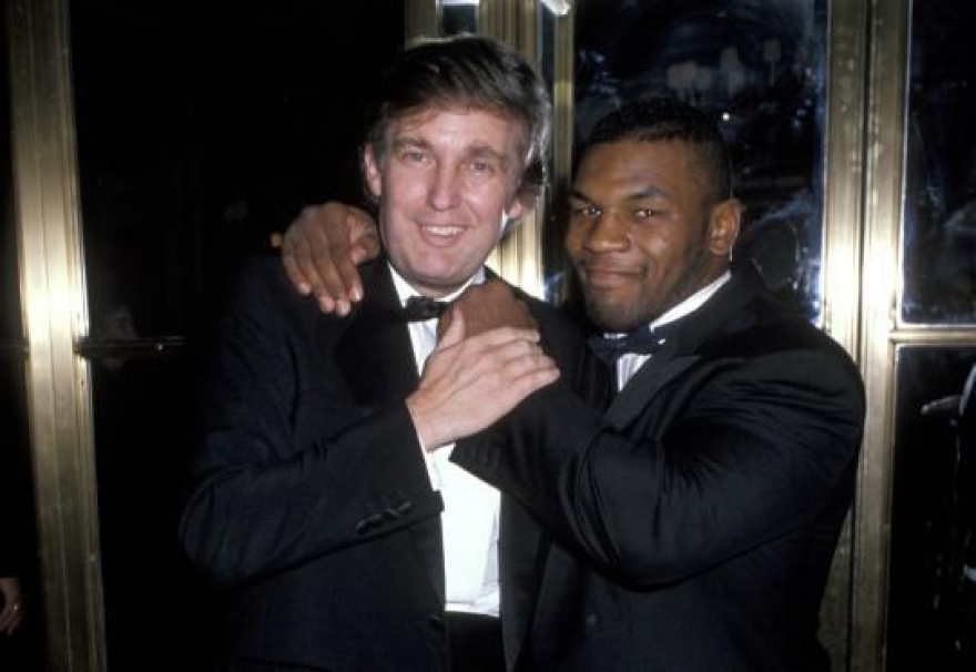 Дональд Трамп и Майк Тайсон
