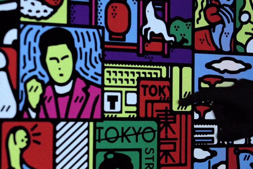 СтэшЛегенда нью-йоркского стрит-арта, Стэш начинал с росписи вагонов метро, а позже стал выставляться в галереях и занялся дизайном одежды и кроссовок