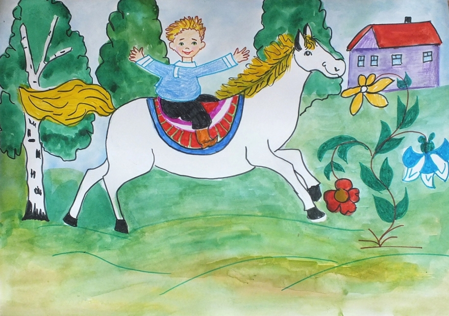 Михайленко Полина «На белом моем скакуне»