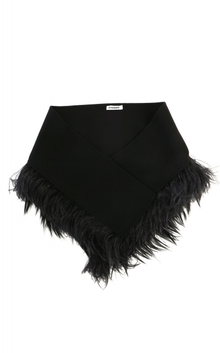 Jil Sander с перьями, 84 100 руб. (Bosco di Ciliegi)