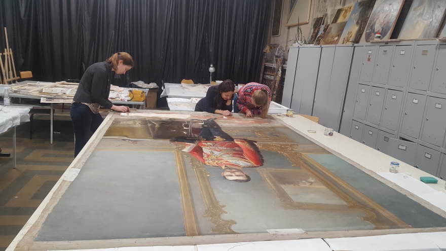 Специалисты Академии Штиглица три года потратили на реставрацию портретов