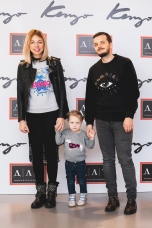 Кристина Васильева и Алексей Тэн с дочерью Тоней