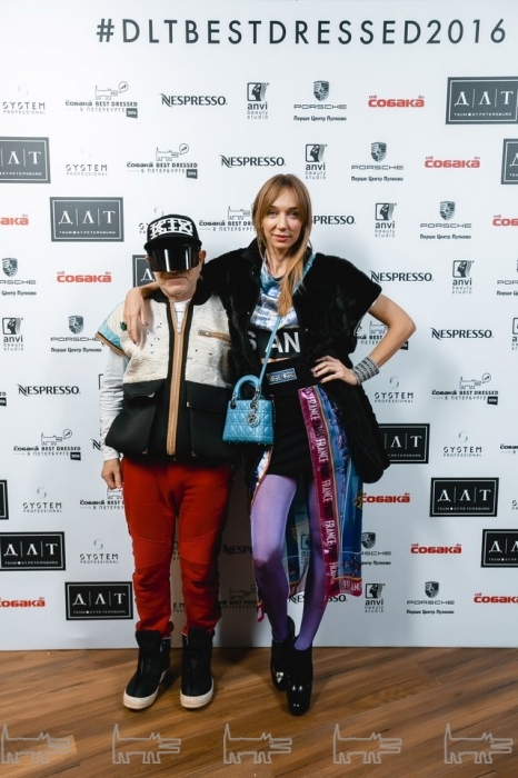 Юрий Дормидошин и Наталья Дормидошина (в Andrea Crews и меховой жилетке Astrid Anderson, одолженной у Юрия Михайловича)