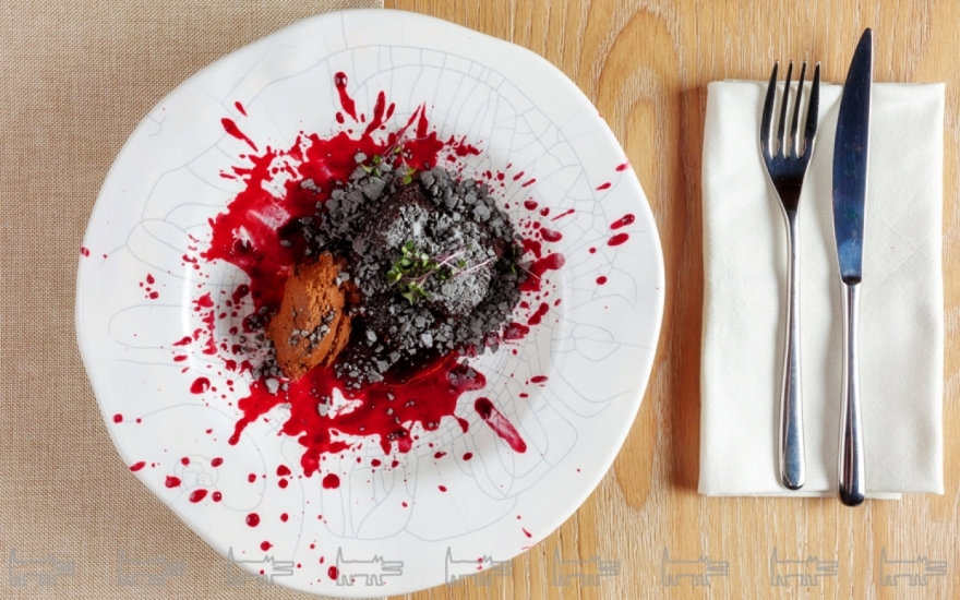 Шоколадный кейк в Wcorner