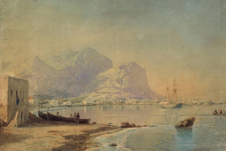 В гавани,1842