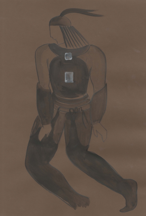 Эскиз костюма печенега