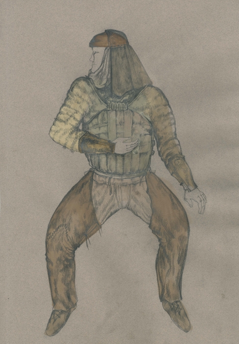 Эскиз костюма печенега
