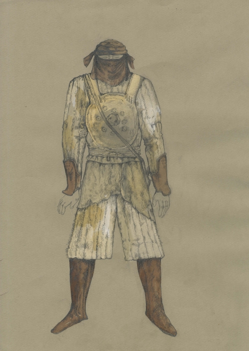 Эскиз костюма печенега