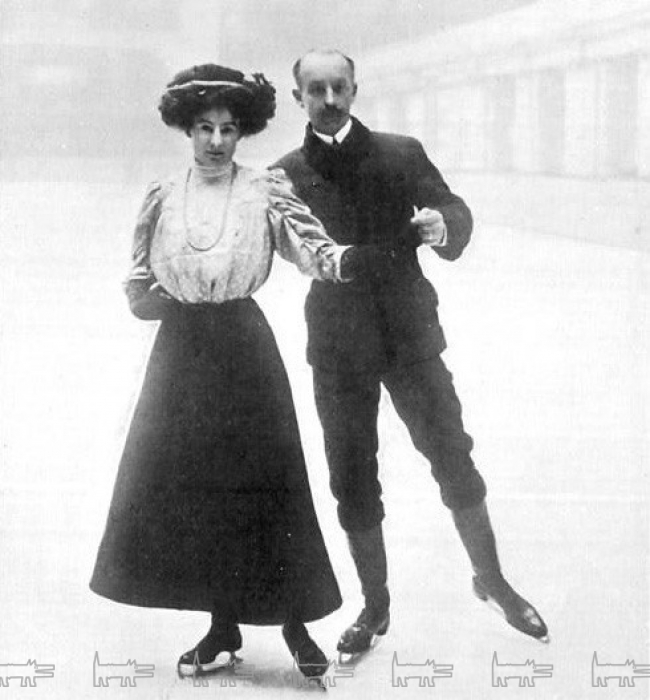 Первой Олимпийской чемпионкой по фигурному катанию стала Медж Сайерс из Великобритании.