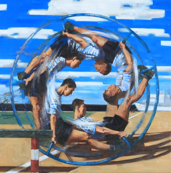 Чжэн Минъян, Ян Давэй "Ветер", техника гохуа