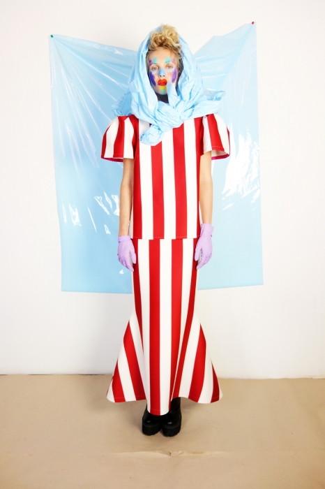 Платье-буек из коллекции Bondarev осень-зима 2016