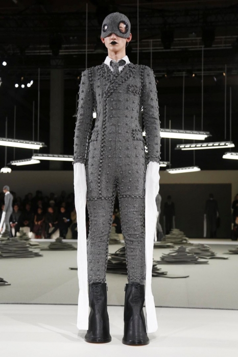Юджин Иванов на показе Thom Browne