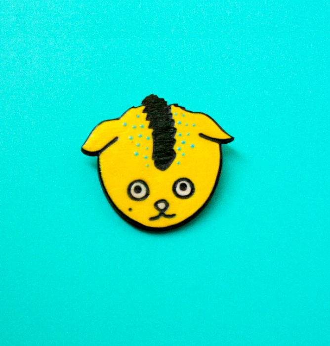 Значок «Котик-таксист», 600 руб.