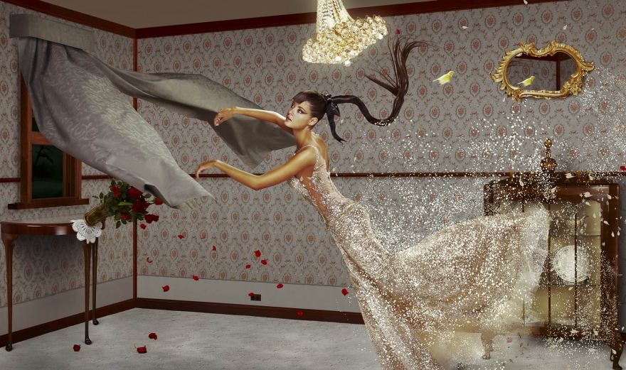 "Canary" – первая попытка Дина в области композиционной фотографии. В 2006 году фото было представлено на конкурсе Australian Photography Awards и