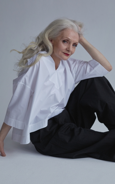 63-летняя Валентина в съемке «Собака.ru» (Oldushka)