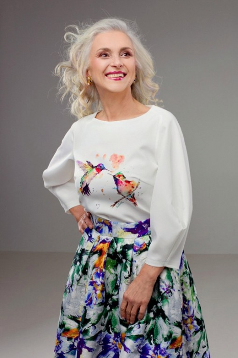 Татьяна Неклюдова, 60 лет, модель агентства Oldushka