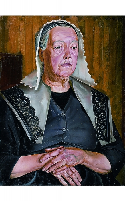 Борис Григорьев. «Женщина из Бург де Бац». 1920 год