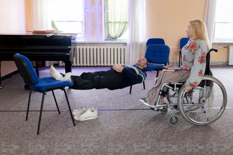 Фрагмент репетиции спектакля «Моя сказка».