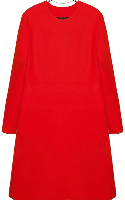 Платье из тонкой шерсти