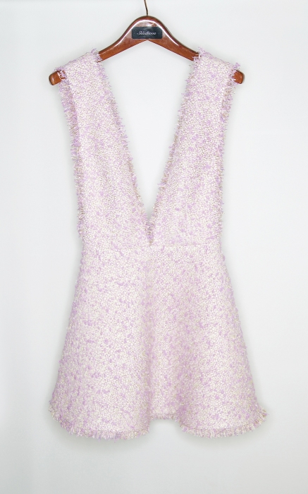 Костюм и сарафан из шерстяного твида на шелковой подкладке