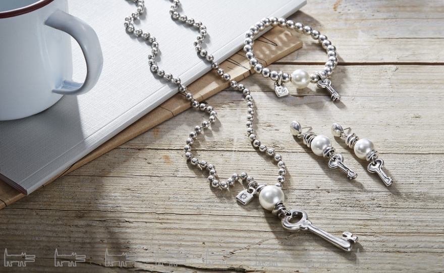 Ожерелье Llavestruz Браслет Llavestruz Серьги Abre jostras!