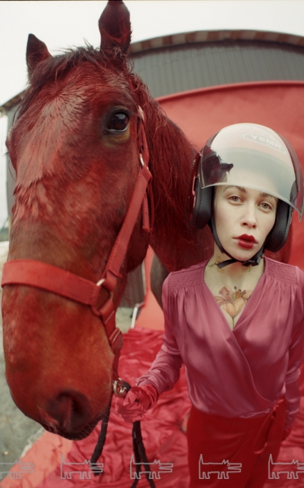 Юлдус Бахтиозина. Платье Attico, брюки Mother of Pearl, сапоги Lemon Jelly (все — ДЛТ)