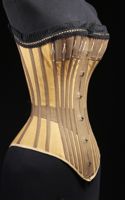 Корсет из хлопка и китового уса, 1890 год. (с) Музей Виктории и Альберта, Лондон