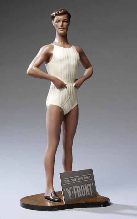 Демонстрационный манекен для мужского нижнего белья, 1950 гг. (с) Музей Виктории и Альберта, Лондон