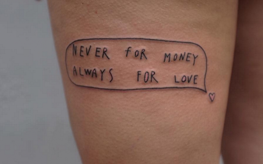 Татуировка в исполне­ нии Викто­ ра Забуги