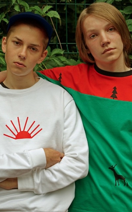 Капсульная коллекция Gosha Rubchinskiy с принтами Тимура Новикова