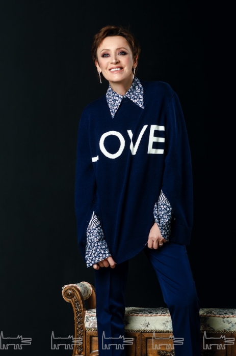 Елена Паночевных, предприниматель, бизнес-консультант. Джемпер, брюки, рубашка Michael Kors.