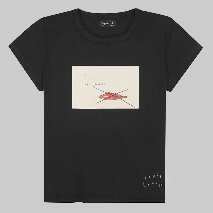 Футболка David Lynch X agnès b с референсом к композиции «Oh Donna!»
