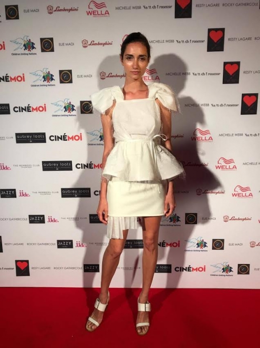 Галина Голованова в платье питерского бренда PSSP Studio