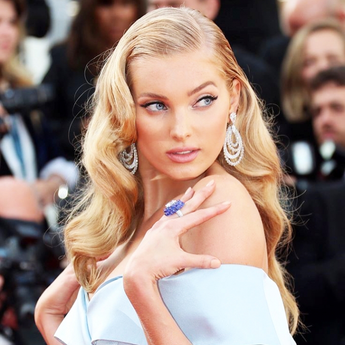 Эльза Хоск в серьгах de Grisogono