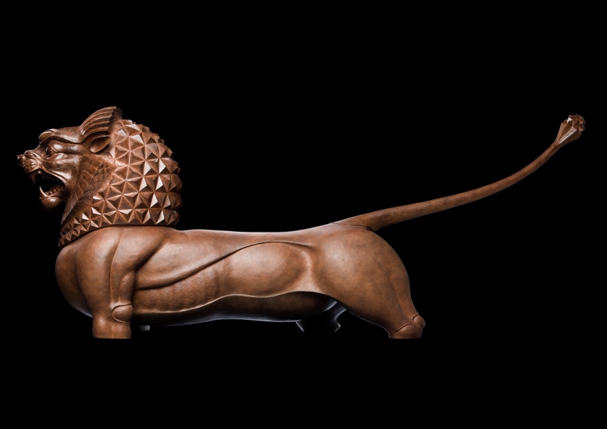 Даши Намдаков. Царь зверей. 2014. Бронза