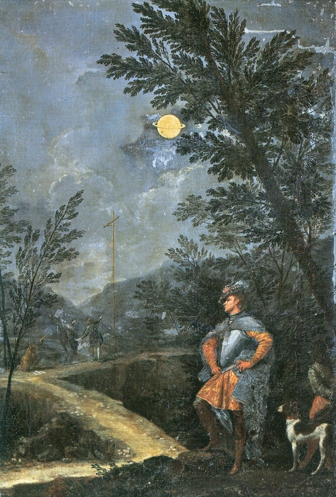 «Астрономические наблюдения», Донато Крети,1711 (фрагмент «Сатурн»)