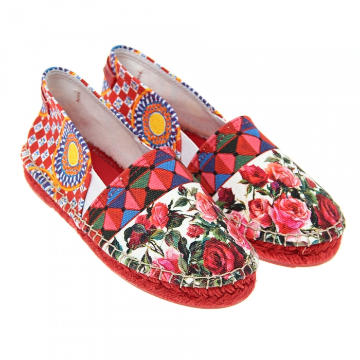 Эспадрильи для девочки Dolce & Gabbana