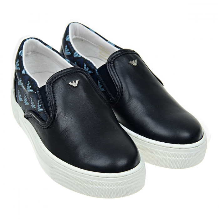 Слипоны для мальчика Armani Junior