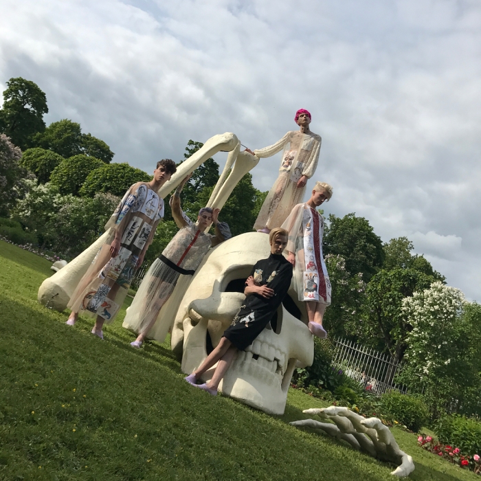 Показ Татьяны Парфеновой во Фрейлинском садике