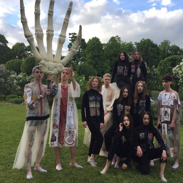 Показ Татьяны Парфеновой во Фрейлинском садике