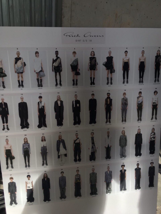 Показ Rick Owens, весна-лето 2018