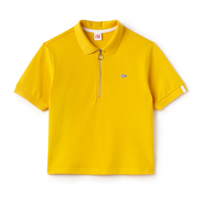 Женское укороченное поло Lacoste L!ve